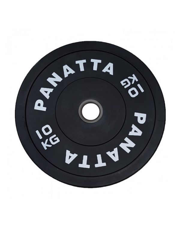 OLYMPIC BUMPER WEIGHT PLATE BLACK RUBBER 10Kg